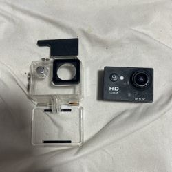 HD 1080p action camera with water proof housing 