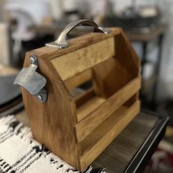Wood Beer Crate Opener 