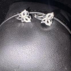 925 Butterfly Earrings 