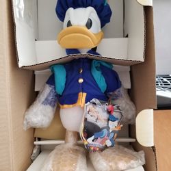 Disney *RARE* Donald Duck Prince & The Pauper Porcelain Doll