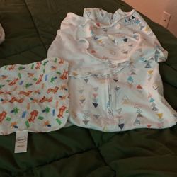 Newborn Swaddlers and baby towel