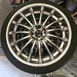 20 inch Rims and tires.