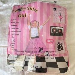 7-12 Year Old Poodle Skirt Costume 