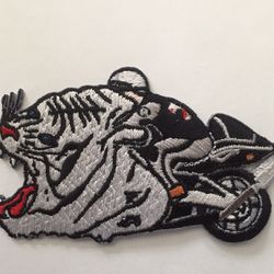 Tiger Motorcycle Patch