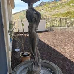 Concrete Goddess Fountain
