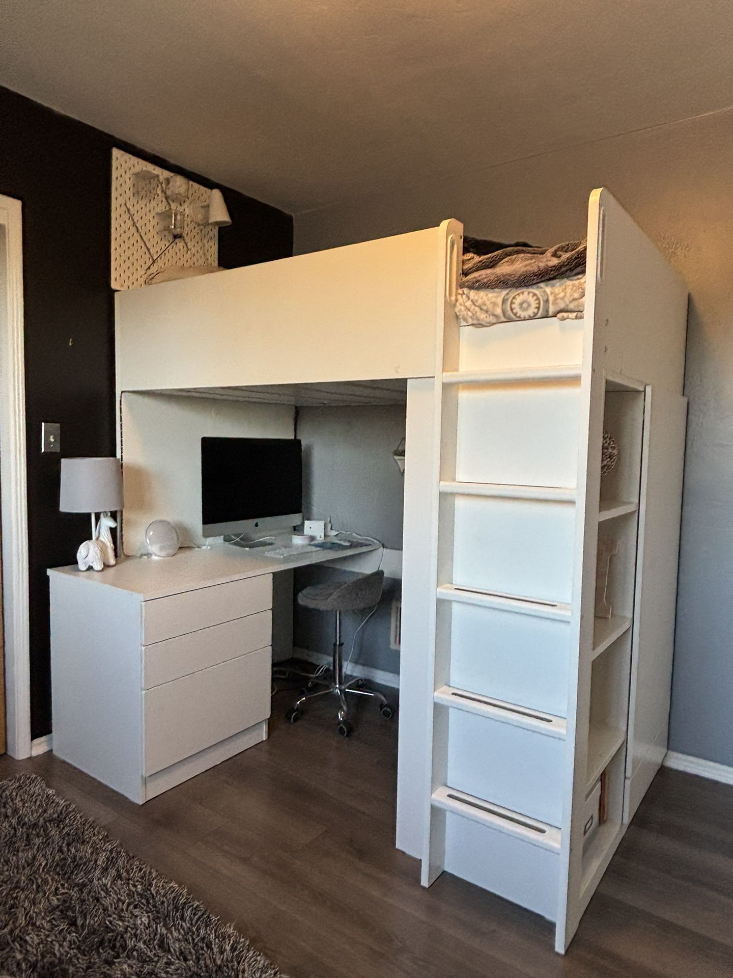 IKEA Loft Bed and Mattress