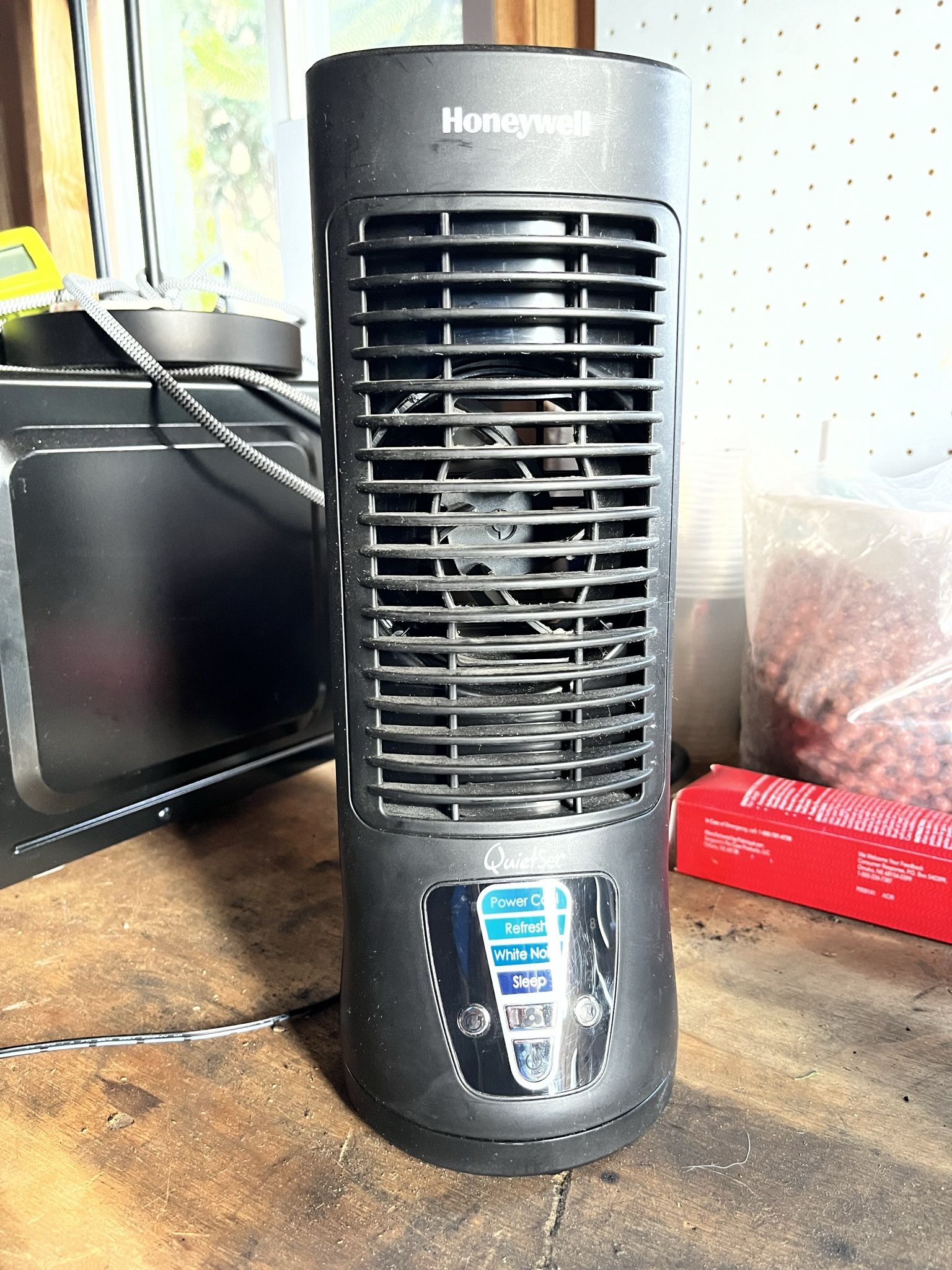 Honeywell QuietSet 12.99"H 4-Speed Tower Fan,