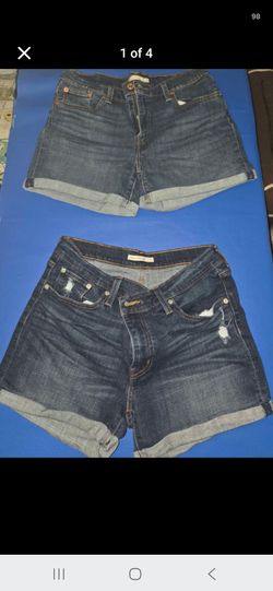 Size 31 Levi shorts and True Religion Jeans