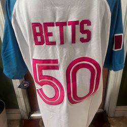 Mookie Betts Dodgers Mexico Edition Jerseys. New 