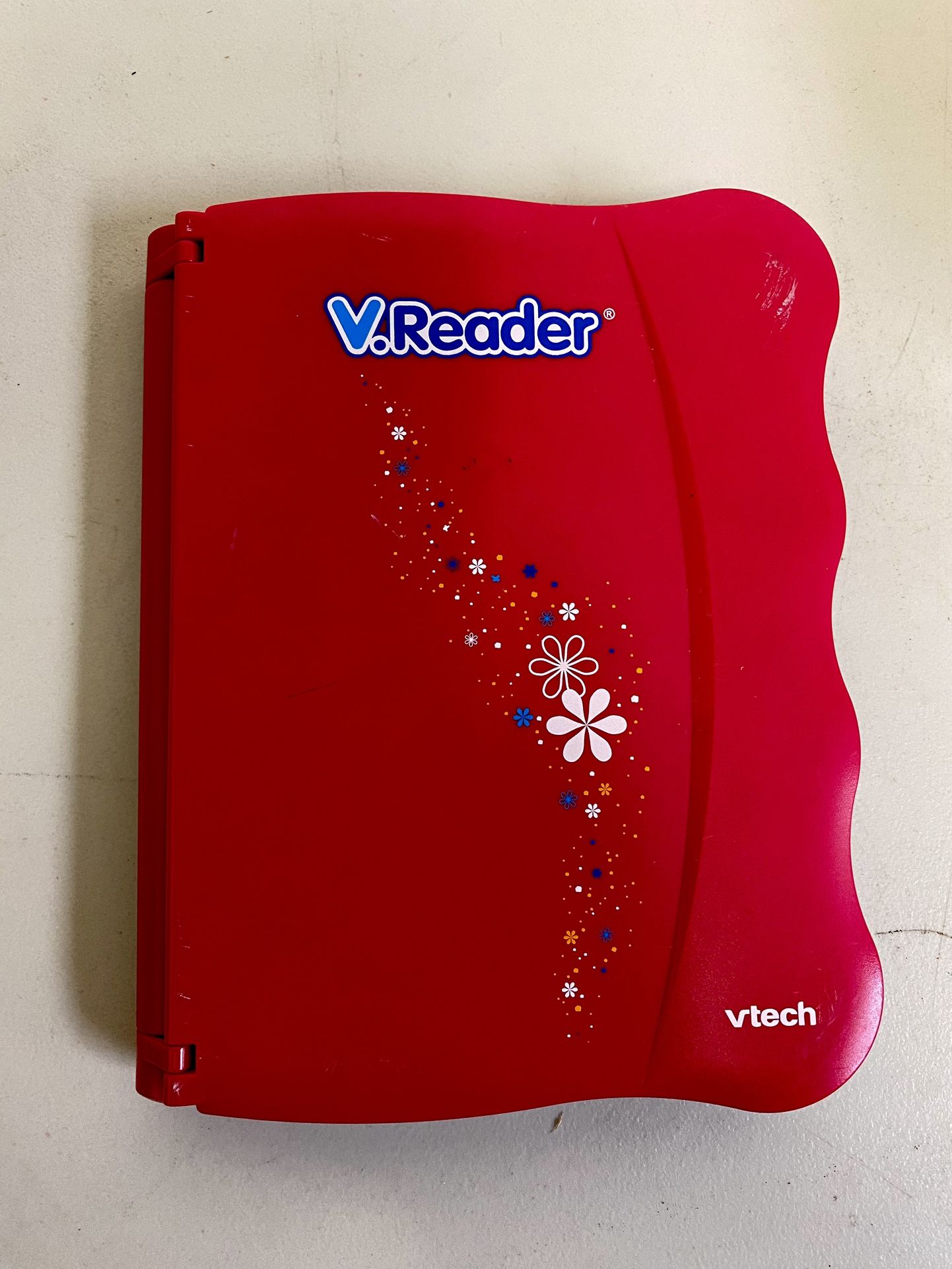 VTech V Reader Pink W - 1 Game Cartridge Sesame Street The Happy Scientist