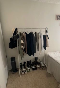 White clothing rack for SALE