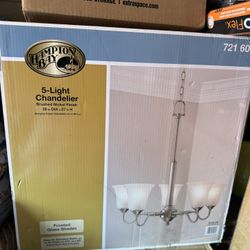 Five light chandelier