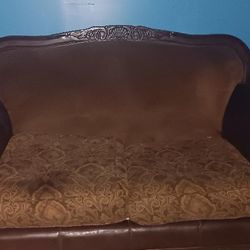 Used Older Brown Sofa