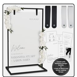 Wedding Sign Easel Stand