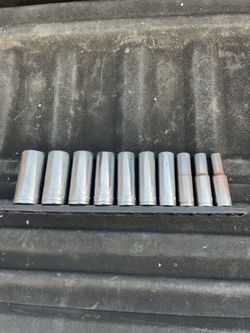 Husky SAE Deep Socket Set – 10 Piece