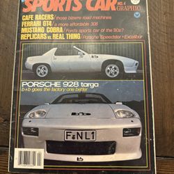 Motor trends, sports car, graphic #4 magazine