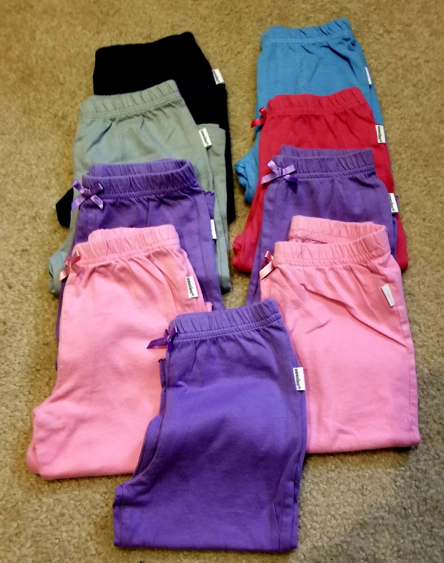 9 pairs of infant "Scrubs" bottoms