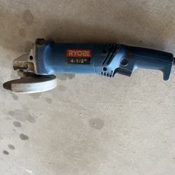 Ryobi 41/2. Inch Angle Grinder 
