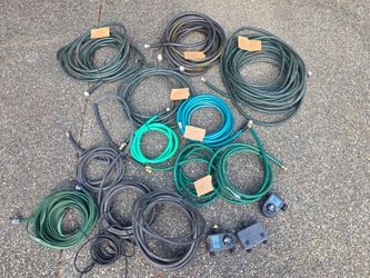 Garden hoses and hose timers
