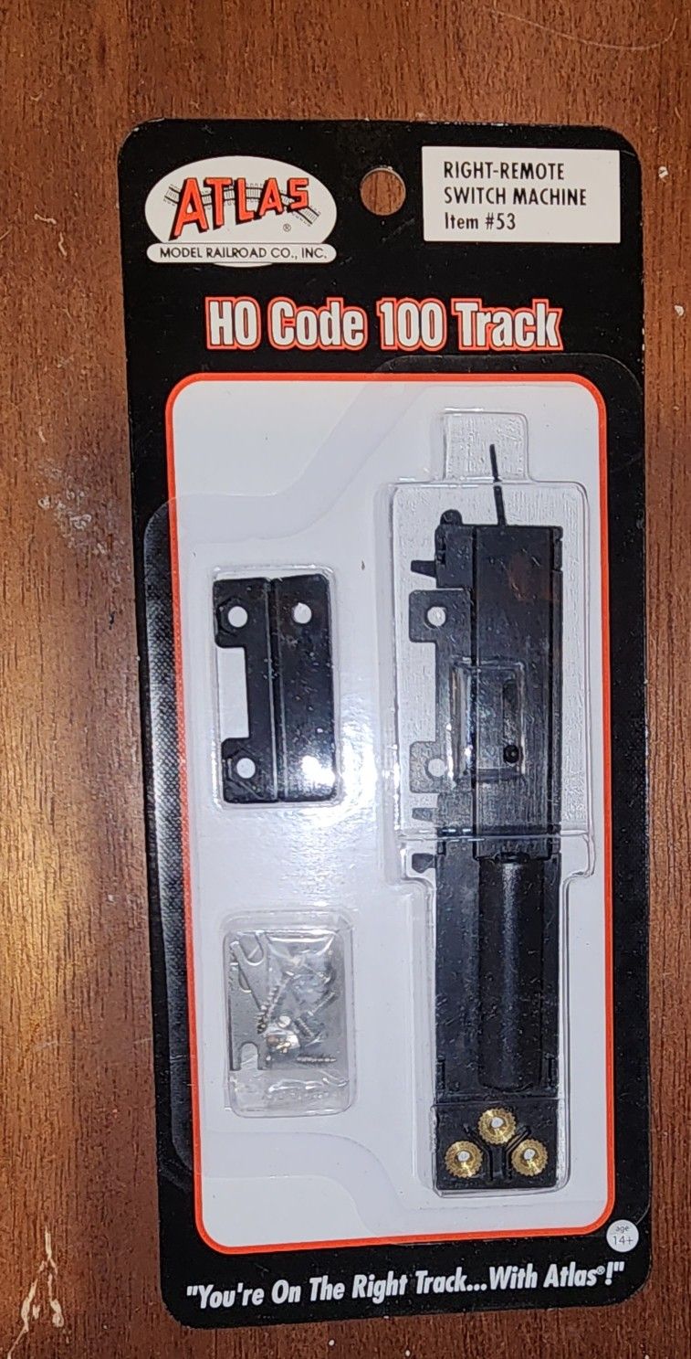 Atlas HO Code 100 Remote Right Hand Switch Machine #53