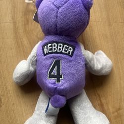 Chris Webber Vintage Beanie Bear by Limited Treasures