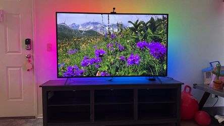 Sony 65” 4K Smart LED TV + TV Stand + LED Backlight