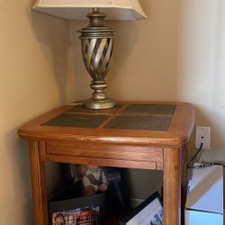 End Table With Lamps