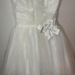 White Short Dress