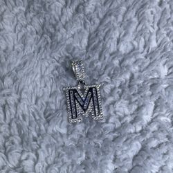 Custom “M” pendant (925 silver)