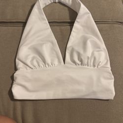 White Halter Top 