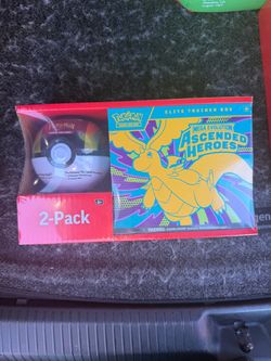 Ascended Heroes Elite Trainer Box and Pokeball