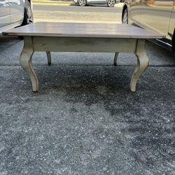 Coffee Table And Matching Side Table 