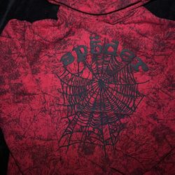 Spider Hoodie Red Camo