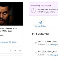 2 Tickets For Weekend Concert