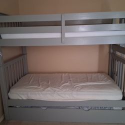 Twin Over Twin Bunk Beds With Trundle