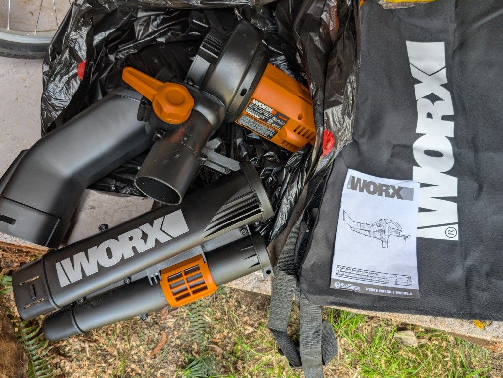 Brand New, Never Used Worx Leaf Blower And Mulcher Vac