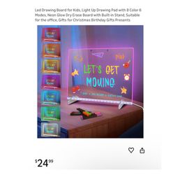 Brand new Led Drawing Board for Kids