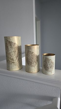 Set Of 3 Candle Holders