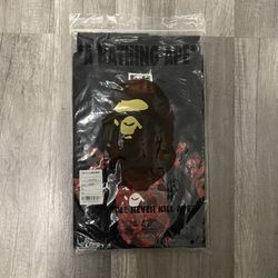 BAPE College tee “black/red”