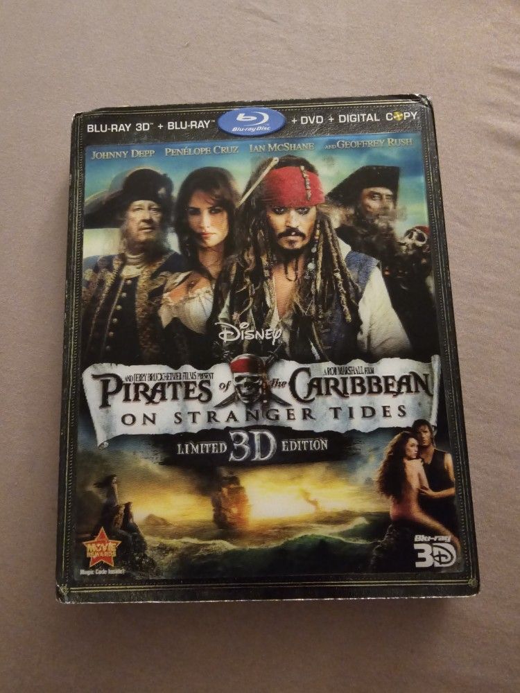 Pirates of the Caribbean (movies 1-5) 4k and bluray