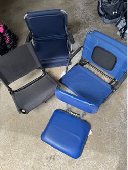 (4) stadium bleacher seat