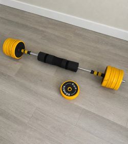 Beneta Barbell Set with Weights - MOVING SALE