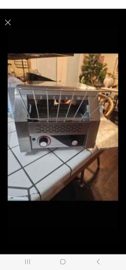 Conveyor Toaster - Commercial Toaster for Restaurant Heavy Duty - Auto Discharge Commercial Conveyor Toaster - 1900W Stainless Steel Toaster Oven for 