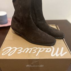 Madewell Idris Suede Ankle Boots