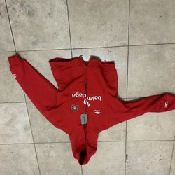 Red Balenciaga Hoodie