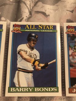 Barry Bonds Baseball Card