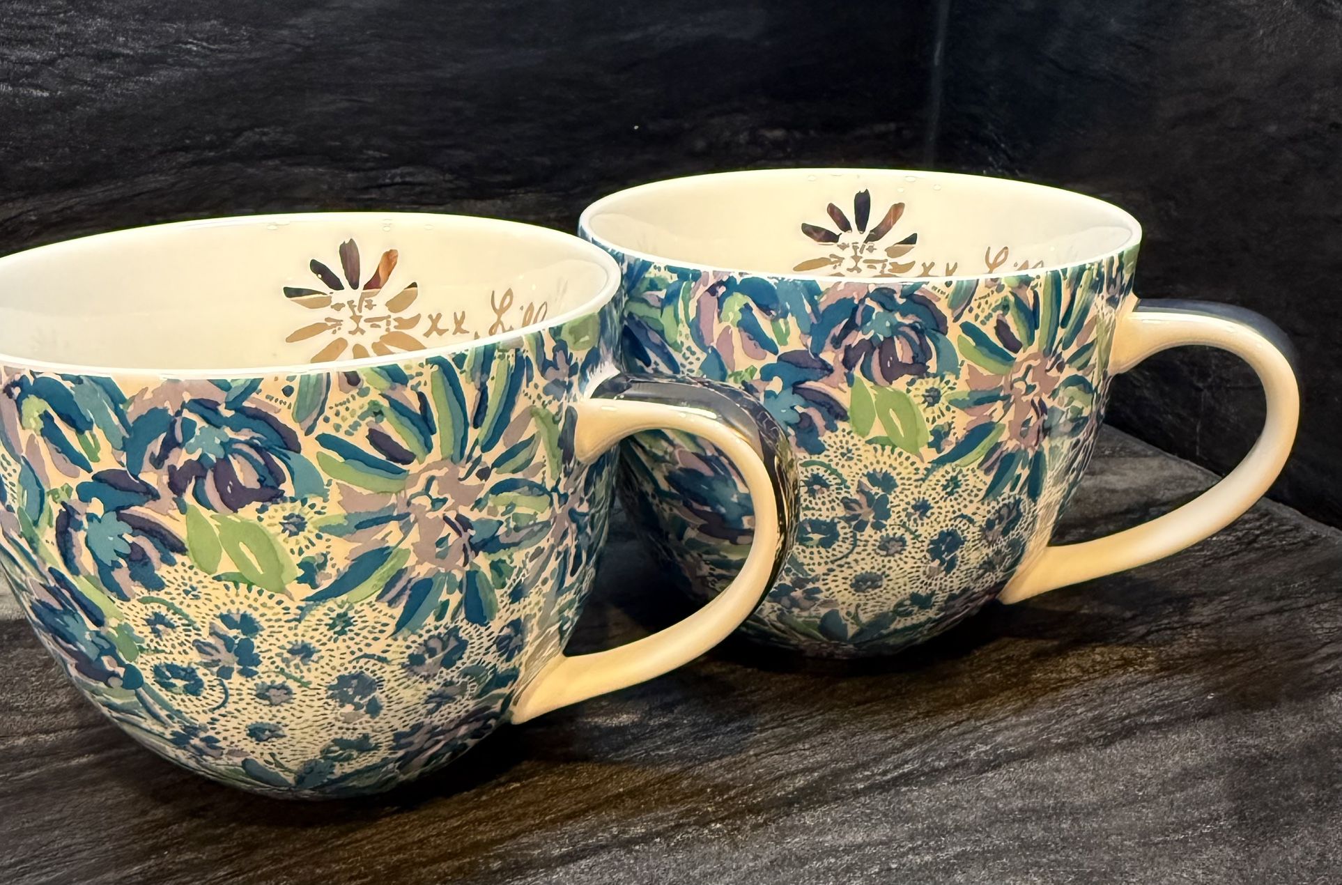 Lilly Pulitzer Ceramic Cups