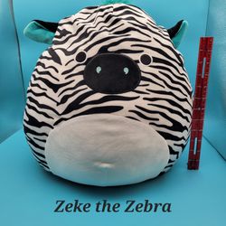 Squishmallows 16" Zeke the Zebra