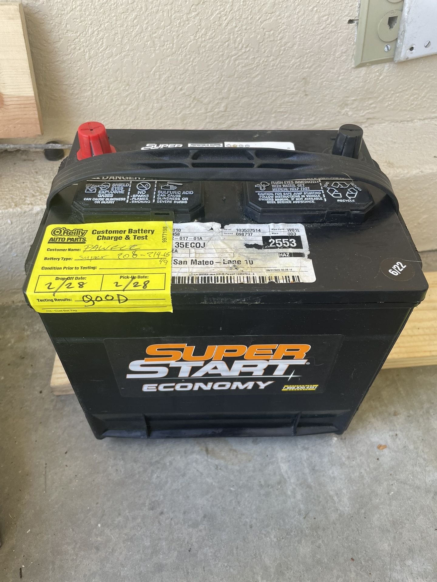 Super Start Economy Battery