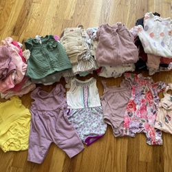 Newborn Girl Clothing Lot